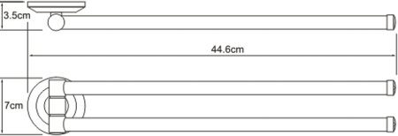 Полотенцедержатель WasserKRAFT Rhein K-6231 