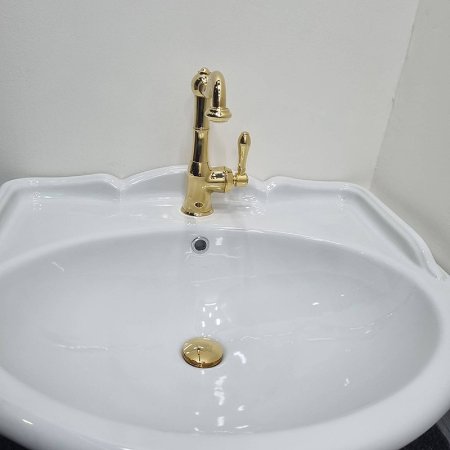 Смеситель для раковины Gattoni Orta 2741/27D0 NEW Золото 24 карат 