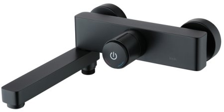 Смеситель IDDIS для ванны с управлением Push Control черный матовый Slide (SLIBLBTi02WA) 