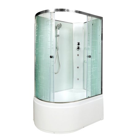 Душевая кабина Deto ЕМ4512 R N с гидромассажем 