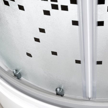 Душевая кабина Deto L 810 N без крыши BLACK 