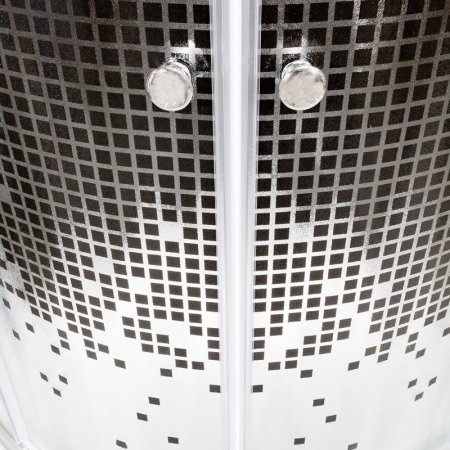 Душевая кабина Deto L 810 N без крыши BLACK 