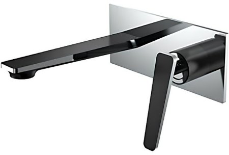 Смеситель для раковины Frap F1057-22 Черный матовый Хром 