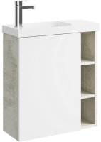 Корпус тумбы под раковину Aqwella Alba 60 L ALB0106LLS подвесной Камень натуральный