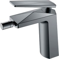 Смеситель для биде Boheme Venturo 376-SGM Антрацит глянец