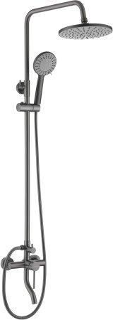 Душевая система со смесителем VODA Vessel Gun Metal" (VST3000GM)" 