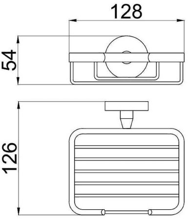Мыльница Allen Brau Priority 6.31004-00 Хром 