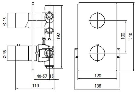 Смеситель для душа Bossini Oki New Z00002.045 Белый матовый 