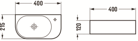 Раковина Ceramalux 78204LB 