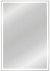 Зеркало-шкаф "КВАРТЕТ 55*80" с подсветкой, сенсор на зеркале 