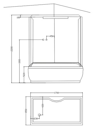 Душевая кабина Arcus AS-126 