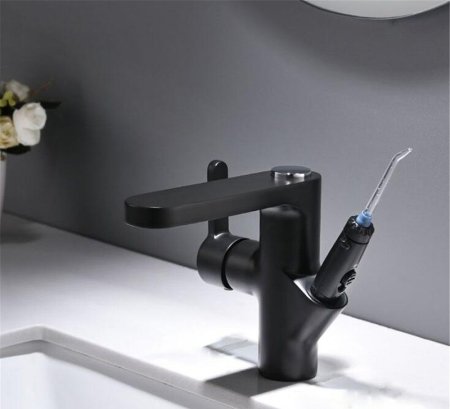 Смеситель для раковины Bronze de Luxe Optima 10188B Черный матовый 