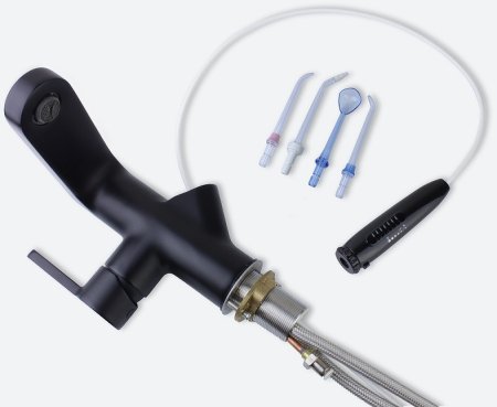 Смеситель для раковины Bronze de Luxe Optima 10188B Черный матовый 