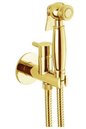 Гигиенический душ Webert EL870302010ANTIC со смесителем золото 
