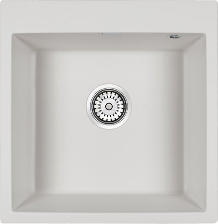 Мойка кухонная Paulmark Praktisch PM105152-WH 51х52см, белый 