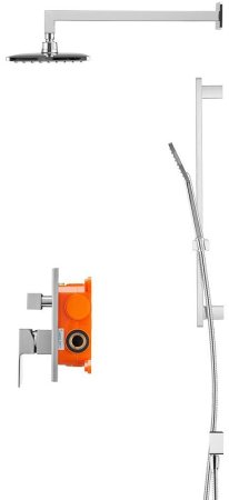Душевая система Swedbe Platta 5539 Хром 