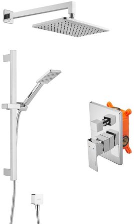 Душевая система Swedbe Platta 5539 Хром 