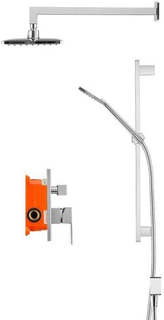 Душевая система Swedbe Platta 5539 Хром 