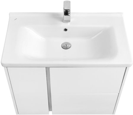 Тумба под раковину Aquaton Стоун 80 1A228201SX010 подвесная Белая 