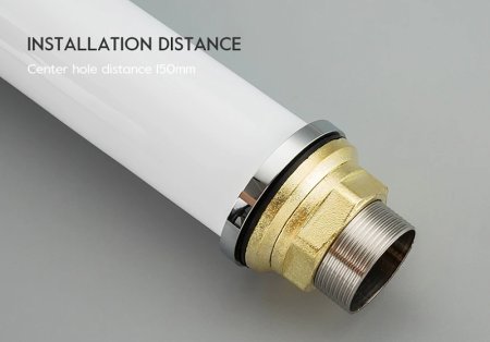 Смеситель на борт ванны Frap H49 F1149 Белый Хром 