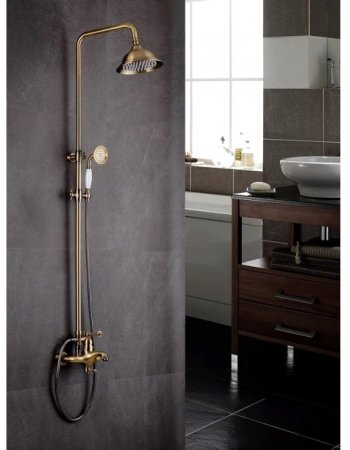 Набор для ванны 2 в 1 GANZER SUSANNE GZ77067D Бронза 