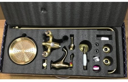 Набор для ванны 2 в 1 GANZER SUSANNE GZ77067D Бронза 