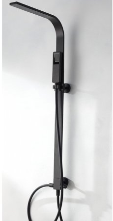 Душевая система Bravat Arc D224K-ENG Черная 