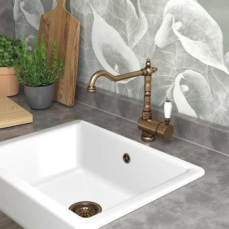 Смеситель для кухни Paini Cox 78F35881ANTKM Старая бронза 