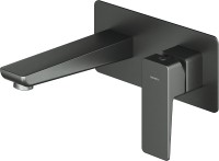 Смеситель Omnires Parma PM7415GR С ВНУТРЕННЕЙ ЧАСТЬЮ, для раковины, графит