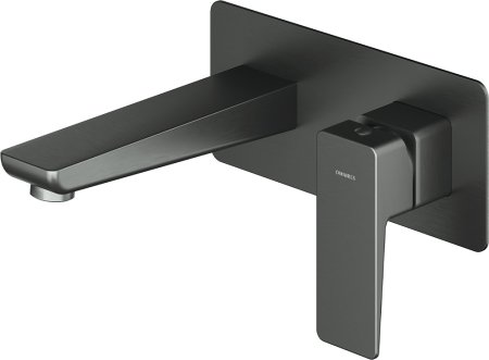 Смеситель Omnires Parma PM7415GR С ВНУТРЕННЕЙ ЧАСТЬЮ, для раковины, графит 