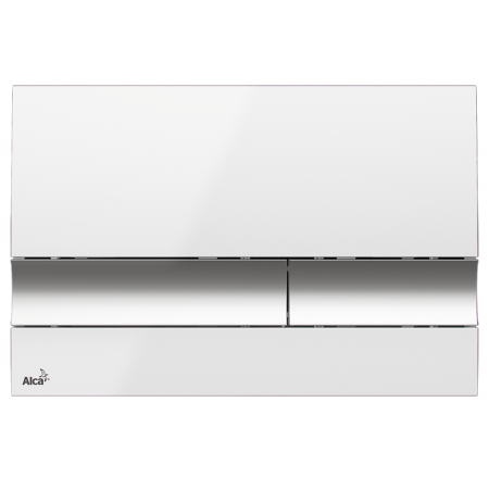 Кнопка смыва AlcaPlast M1720-1 белая 