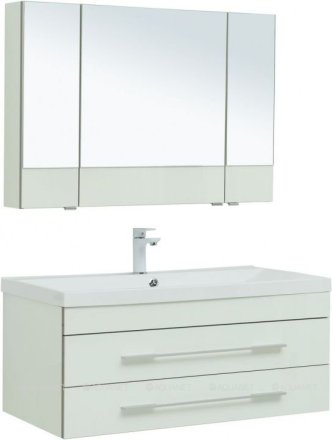 Мебель для ванной Aquanet Верона 100 белый (раковина Нота 284116) 