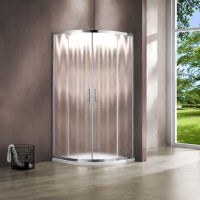 Душевой уголок Vincea Garda VSQ-1G100CH 100х100 см. хром, стекло шиншилла