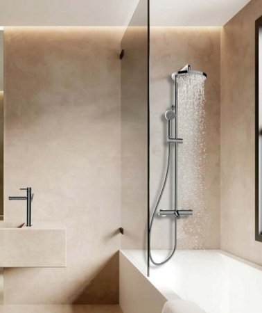 Душевая система Bossini Elios L10402.1.030 с термостатом Хром 