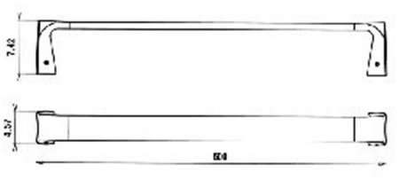 Полотенцедержатель Paini Lady 50 89CR002 Хром 