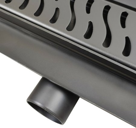 Душевой лоток Paini Harmony 650 CH650HC с решеткой Черный матовый 