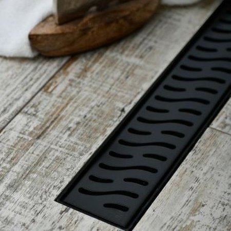 Душевой лоток Paini Harmony 650 CH650HC с решеткой Черный матовый 