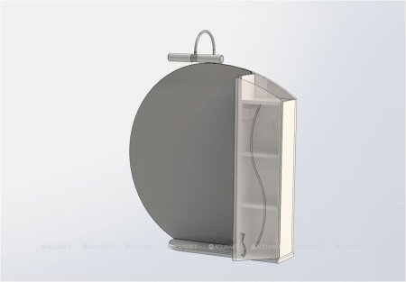 Зеркало-шкаф Aquanet Моника 85 белый 