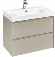 Тумба под раковину Roca Ona 80 A857630510 подвесная Бежево-серый матовый
