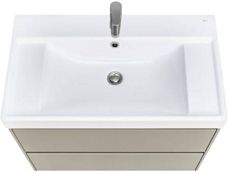 Тумба под раковину Roca Ona 80 A857630510 подвесная Бежево-серый матовый 