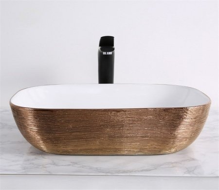 Раковина CeramaLux D1333H132 накладная 