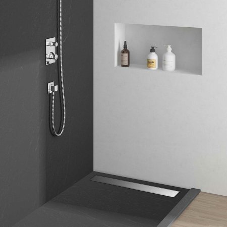 Душевой лоток Vincea Optima 60 SAY.601.60.P.DUZ с решеткой Хром 