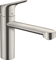 Смеситель Hansgrohe Focus M43 71816800 для кухонной мойки, сталь
