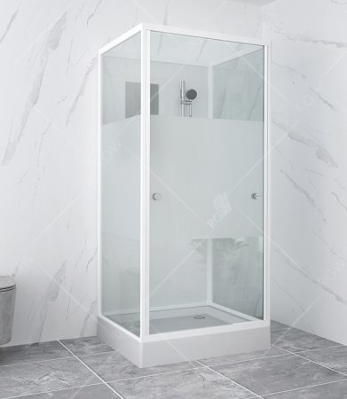 Душевая кабина RGW Andaman OLB-206 80 см, профиль белый 