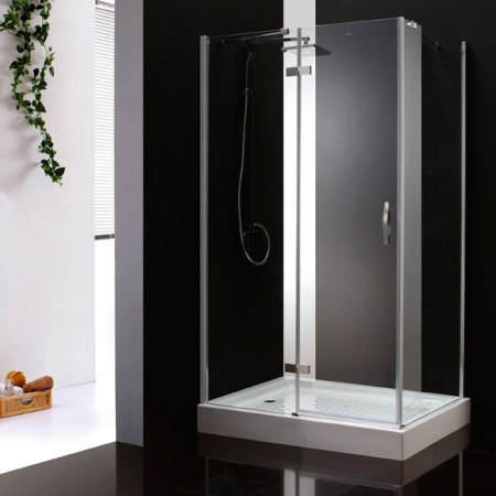 Душевой уголок Cezares Bergamo AH1 100/80 C Cr L 