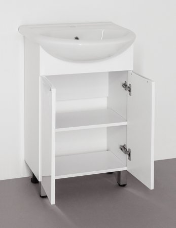 Тумба под раковину Style Line Жасмин 55 Белый глянец 