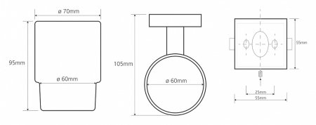 Стакан Bemeta Beta 132110012 