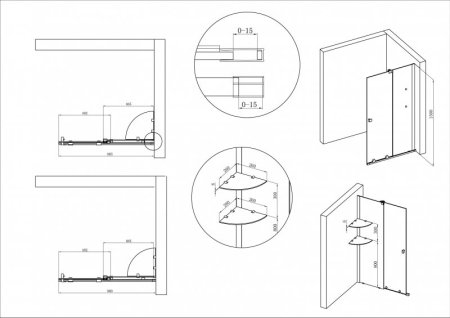Шторка на ванну Cezares Stream VFS 11 100/150 C Cr 