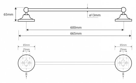 Полотенцедержатель Bemeta Retro 144104047 