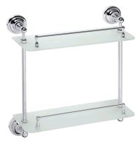 Полка Bemeta Retro 144301122 хром/матовое стекло